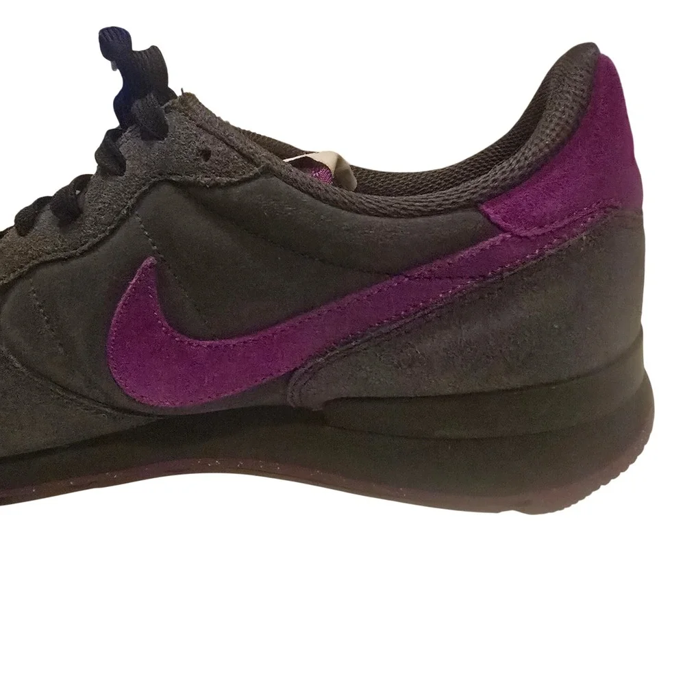 Nike Internationalist Running Shoes Men's 11.5 Grey Purple Suede CW7635-991
